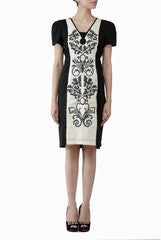 Lady R Couture Black Embroidered Dress