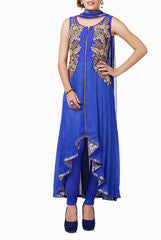 Abhilasha & Abhishek Royal Blue Suit