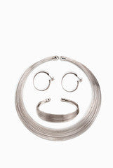 Alankruthi Silver Necklace Set