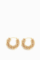 Alankruthi White & Golden Earring