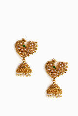 Alankruthi Golden Bird Earring