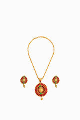 Alankruthi Red Chakra Necklace