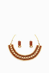 Alankruthi Mid Pearl Line Necklace
