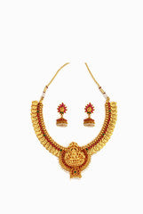 Alankruthi Golden Goddess Necklace