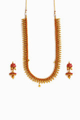 Alankruthi Pink Long Necklace