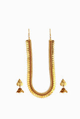 Alankruthi Long Coin Drop Necklace