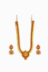 Alankruthi Goddess on Leaf Necklace