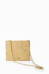 Anandita Gold Sequin Box Clutch