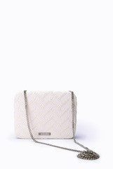 Anandita White Thread Work Clutch