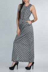 ANS Grey Maxi Dress