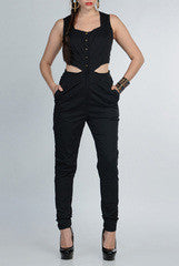 ANS Black Jumpsuit