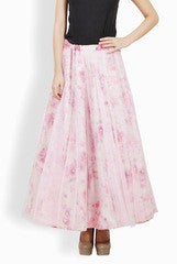 Ansheika Floral Net Skirt