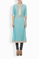 Ansheika Gotapati Brocade Kurti