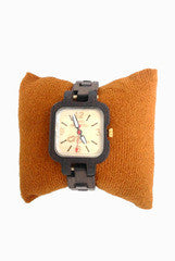 Arpan Bhutda Handcrafted Dark Tan Square Dialed Watch