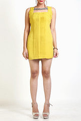 Ardeuir Yellow Short Dress