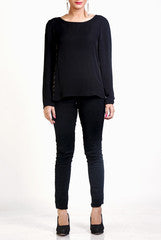 Ardeuir Black Top With Chains