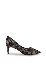 A & S Shoes Black Pointed Heel Belly