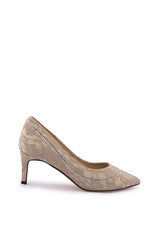 A & S Shoes Beige Stone lined Belly