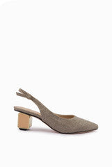 A & S Shoes Golden Sandal