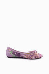 A & S Shoes Purple Belly