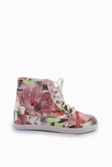 A & S Shoes Floral Printed Sneakers