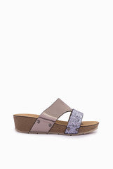A & S Shoes Silver Sandal