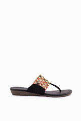 A & S Shoes Black Sandal