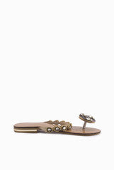 A & S Shoes Black Flat Sandal