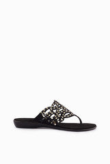 A & S Shoes Black Sandal