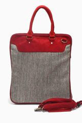 Bag You Way Grey & Red Catrae Laptop Bag