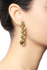 Baroque Traditional Kundan Drop Earrings