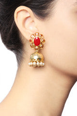 Baroque Contemporary Flower Earrings