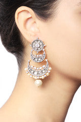 Baroque Contemporary Crescent Earrings