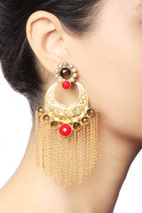 Baroque Contemporary Chand Hanging Earrings