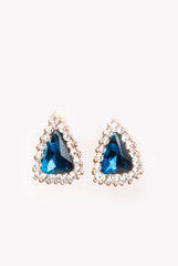 Bauble and Bead Cobalt Earrings