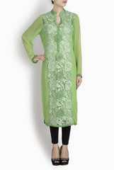 Binny Sodhi  Green Kurta