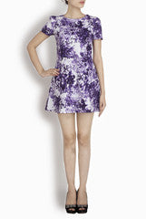 Binny Sodhi Floral Purple Dress