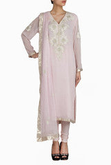 Binny Sodhi Baby Pink Suit Set