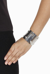 Closet Drama Silver Block Bracelet