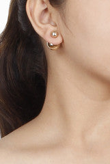 Closet Drama Gold Ball Earring