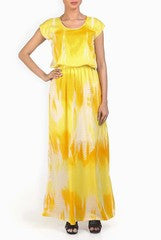 Chateau Batik Print Maxi Dress