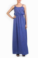 Chateau Blue Maxi Dress