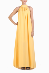 Crazi Darzi Darzi Yellow Liza Dress