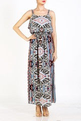 Crazi Darzi Multicolor Back Open Dress