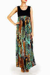 Crazi Darzi Animal Print Electric Dress