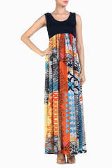 Crazi Darzi Multicolor Electric Dress