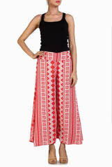 Crazi Darzi Red Boom Flaired Pant