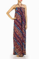 Crazi Darzi Purple Elan Chinka Dress