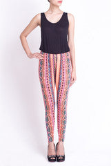 Crazi Darzi Orange Cross Back Jumpsuit
