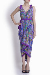 Crazi Darzi Purple Asymmetric Dress